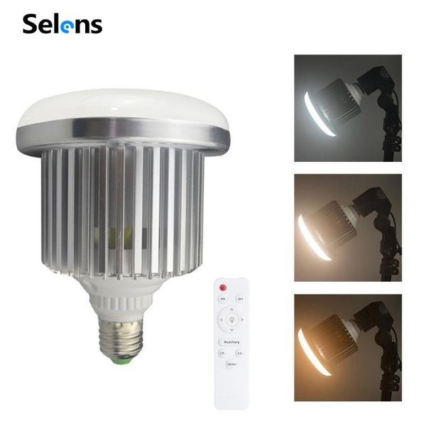 selens e27 35w led p studio light bulb lamp adjustable brightness 3200k~5500k with remote control studio p video light
selens e27 35w led p studio light bulb lamp adjustable brightness 3200k~5500k with remote control studio p video light