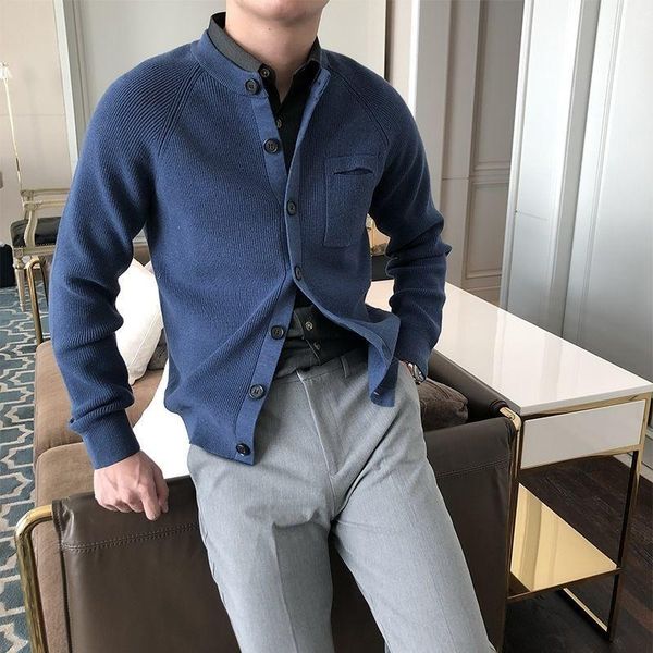 fashion men's autumn and winter sweater men's korean solid color t-shirt british cardigan coat, White;black
fashion men's autumn and winter sweater men's korean solid color t-shirt british cardigan coat, White;black
