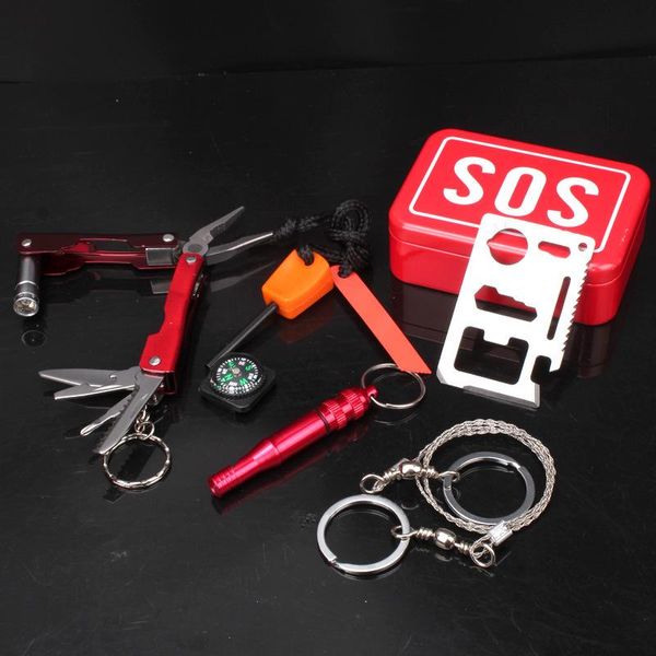открытый открытый tool kit нож упакованный комбинация box самопомощь wire saw