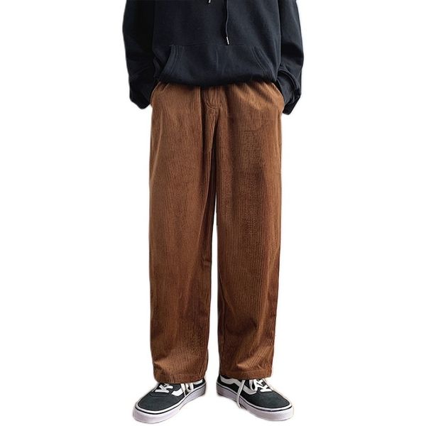 2020 autumn winter men's cross pants corduroy loose straight trousers japanese trendy streetwear hip hop baggy big size bottoms, Black
2020 autumn winter men's cross pants corduroy loose straight trousers japanese trendy streetwear hip hop baggy big size bottoms, Black