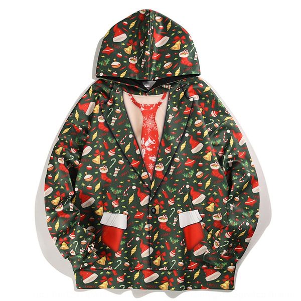men's loose christmas coat sweater hooded men's holiday two 3d printed sweater autumn and winter large christmas coat for men joro, Black
men's loose christmas coat sweater hooded men's holiday two 3d printed sweater autumn and winter large christmas coat for men joro, Black