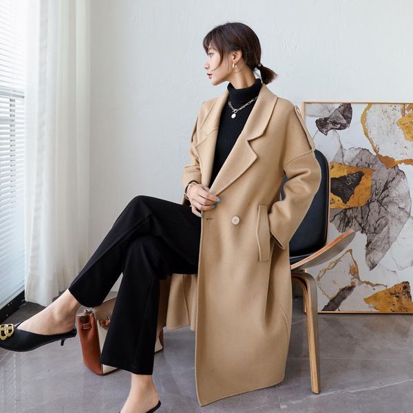 women's wool & blends black long double sided woolen overcoat women winter 2021 plus size loose high end handmade 100% coat jacket
women's wool & blends black long double sided woolen overcoat women winter 2021 plus size loose high end handmade 100% coat jacket