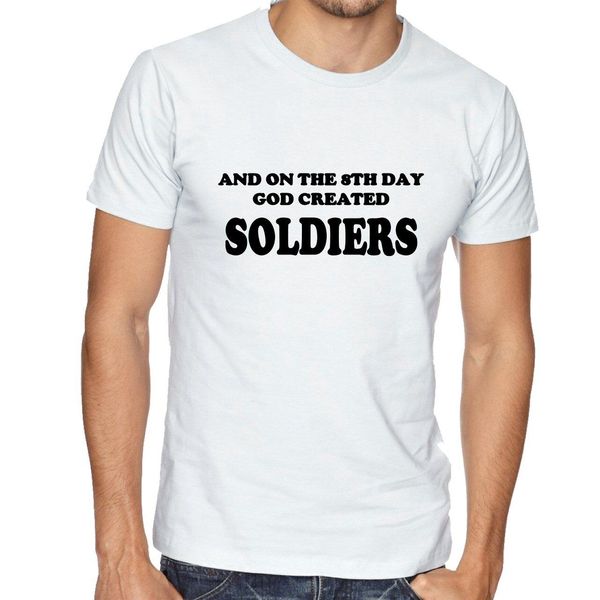 new on the 8th day god created soldiers funny novelty age loose cotton for men cool hoodie designers t shirts sweatshirt
new on the 8th day god created soldiers funny novelty age loose cotton for men cool hoodie designers t shirts sweatshirt
