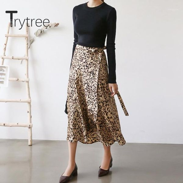 trytree 2020 summer woman casual skirt leopard print irregular fashion a-line fashion chiffon lace up vintage elegant set1, Black
trytree 2020 summer woman casual skirt leopard print irregular fashion a-line fashion chiffon lace up vintage elegant set1, Black