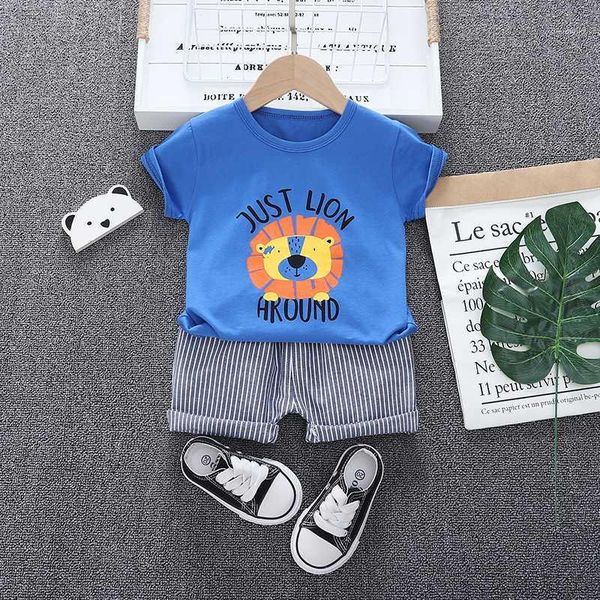 clothing sets 2021 summer toddler baby girls boys clothes lion t shirt shorts kids children costume 2pcs/set infant suits1, White
clothing sets 2021 summer toddler baby girls boys clothes lion t shirt shorts kids children costume 2pcs/set infant suits1, White
