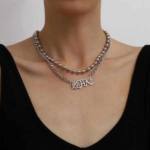 vintage beads chain new york letter pendant choker necklace multi layer punk hip hop necklace jewelry girls summer accessories, Golden;silver
vintage beads chain new york letter pendant choker necklace multi layer punk hip hop necklace jewelry girls summer accessories, Golden;silver