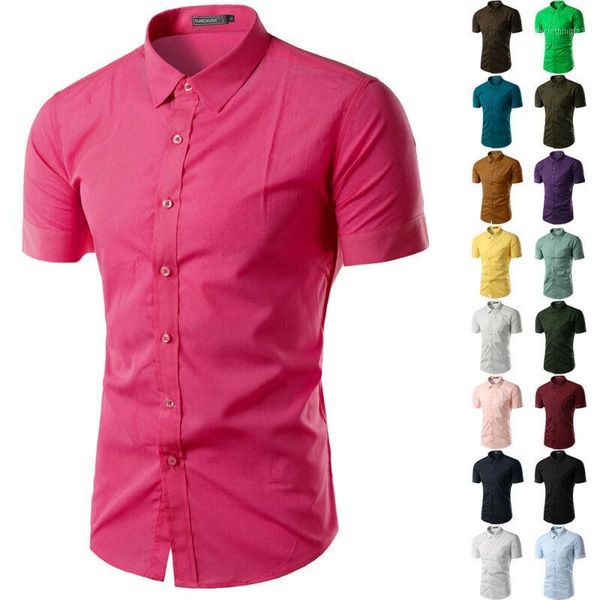 men's casual shirts 2021 men short sleeve button down turn out neck cotton formal slim fit shirt -3xl1, White;black
men's casual shirts 2021 men short sleeve button down turn out neck cotton formal slim fit shirt -3xl1, White;black