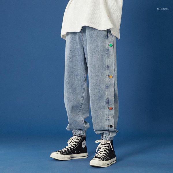 men's jeans 2021 spring and winter solid color neutral blue buttoned loose casual fashion young clothing1 men's
men's jeans 2021 spring and winter solid color neutral blue buttoned loose casual fashion young clothing1 men's