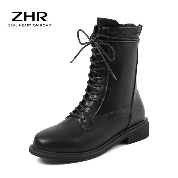 2020 genuine leather women ankle boots lace-up motorcycle boots female autumn winter shoes plush punk women high-top, Black
2020 genuine leather women ankle boots lace-up motorcycle boots female autumn winter shoes plush punk women high-top, Black