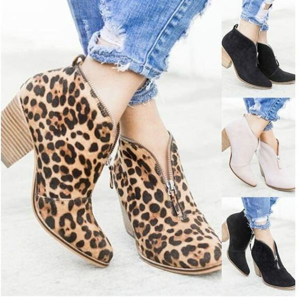 europe womens boots ankle high-heel autumn winter 2020 new leopard print shoes woman martin boots fashion zip point 35-43 t200425, Black
europe womens boots ankle high-heel autumn winter 2020 new leopard print shoes woman martin boots fashion zip point 35-43 t200425, Black