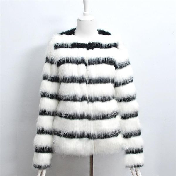 thick warm faux fur female coat slim reversible plush slimming womens winter jackets outerwear coats jacket women o-neck, Black
thick warm faux fur female coat slim reversible plush slimming womens winter jackets outerwear coats jacket women o-neck, Black