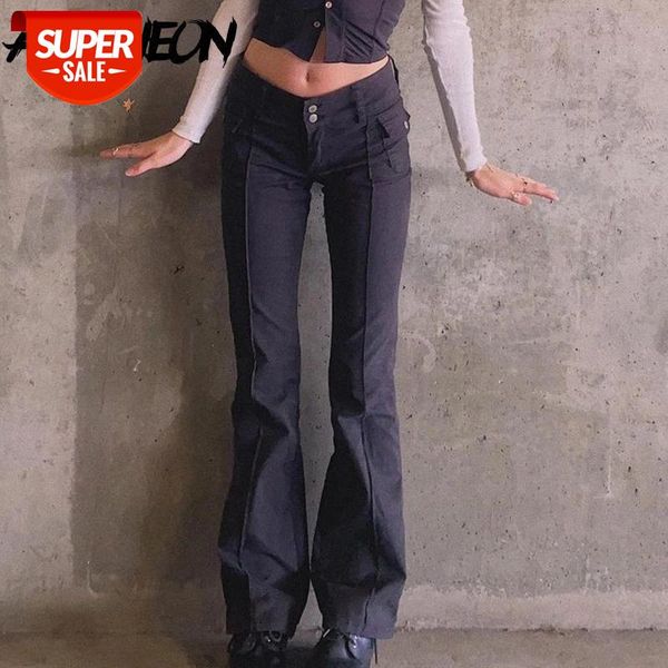 allneon indie aesthetics slim low waist flare pants e-girl vintage pockets solid y2k pants autumn 90s fashion black trousers #a44e, Black;white
allneon indie aesthetics slim low waist flare pants e-girl vintage pockets solid y2k pants autumn 90s fashion black trousers #a44e, Black;white