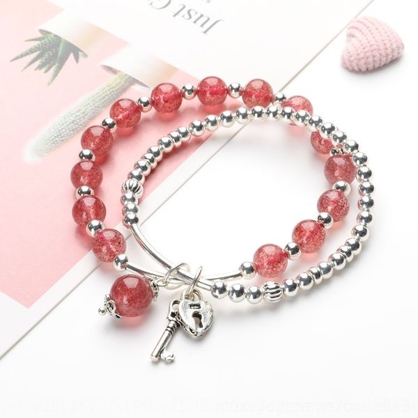 4rrdp 925 pure silver bracelet beads pink crystalbracelet pink crystal natural powder crystal transfer strawberry attract peach blossom hand, Golden;silver
4rrdp 925 pure silver bracelet beads pink crystalbracelet pink crystal natural powder crystal transfer strawberry attract peach blossom hand, Golden;silver