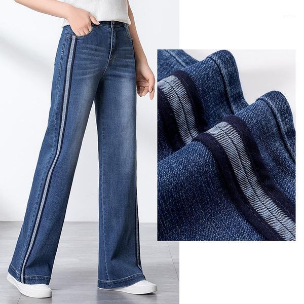 jeans han edition of new fund of 2020 autumn winters show thin side loose big yards pants female wide-legged pants 91111, Blue
jeans han edition of new fund of 2020 autumn winters show thin side loose big yards pants female wide-legged pants 91111, Blue