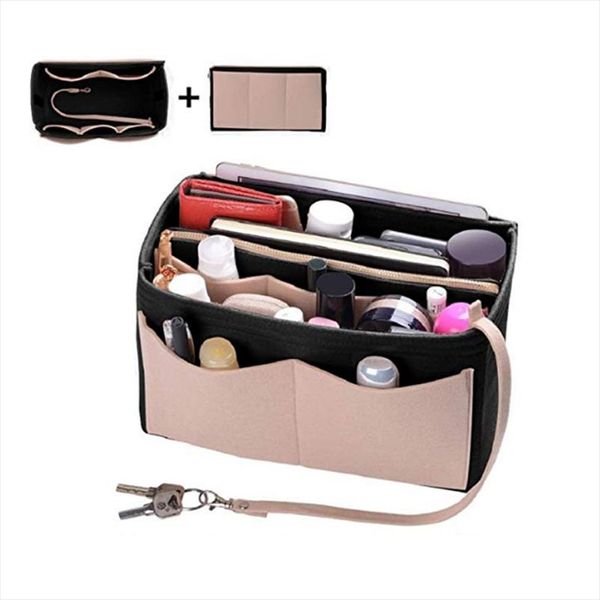 felt cloth handbag insert bag makeup organizer travel portable cosmetic bags felt bag inner purse fits in speedy
felt cloth handbag insert bag makeup organizer travel portable cosmetic bags felt bag inner purse fits in speedy