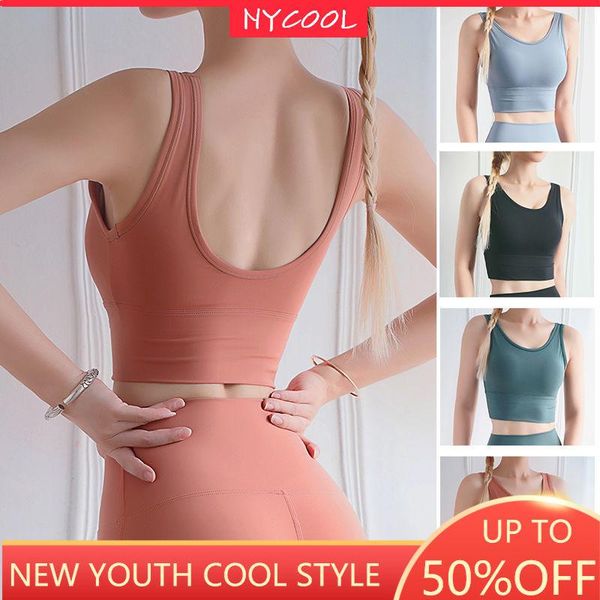 gym clothing nycool sports bra for women shockproof gathered yoga bras fitness vest underwear workout sport crop lingerie, White;black
gym clothing nycool sports bra for women shockproof gathered yoga bras fitness vest underwear workout sport crop lingerie, White;black