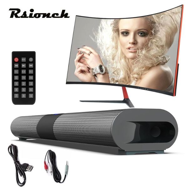 Rsionch Bluetooth Soundbar Speakers with Subwoofer Wired Sound bar Bluetooth Speaker for TV Bass Surround Sound for Home Theater
Rsionch Bluetooth Soundbar Speakers with Subwoofer Wired Sound bar Bluetooth Speaker for TV Bass Surround Sound for Home Theater