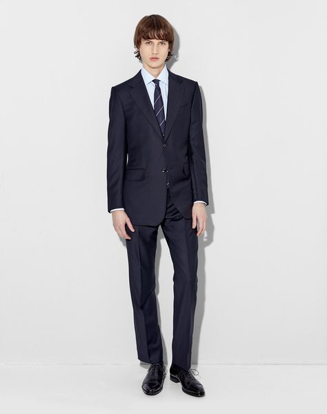black mens formal tuxedos custom made mens suits notched lapel double breasted two piece formal suit, Black;gray
black mens formal tuxedos custom made mens suits notched lapel double breasted two piece formal suit, Black;gray
