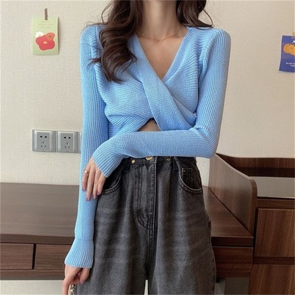 2021 new v-neck elegant knit pullover solid korean style knitted sweater new knitwear jumper thin casual female clothing autumn 2w8p, White;black
2021 new v-neck elegant knit pullover solid korean style knitted sweater new knitwear jumper thin casual female clothing autumn 2w8p, White;black