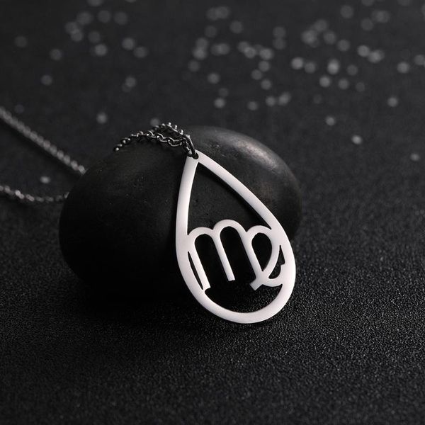 my shape necklaces oval drop pendant stainless steel charming necklaces women, Silver
my shape necklaces oval drop pendant stainless steel charming necklaces women, Silver