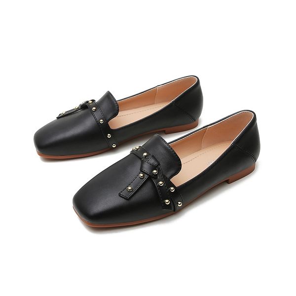 2021 new spring female style rivet buckle belt square head soft big size women's shoes 8uqo, Black
2021 new spring female style rivet buckle belt square head soft big size women's shoes 8uqo, Black