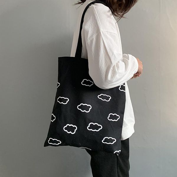 облака печати корзина tote harajuku shopper bag женщины холст женский смешной eco крупнотоннажная
облака печати корзина tote harajuku shopper bag женщины холст женский смешной eco крупнотоннажная