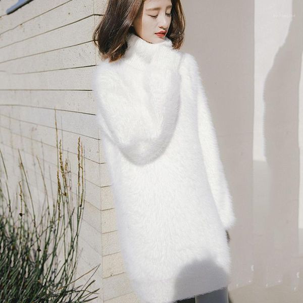 turtleneck sweater women pullover knit dress new autumn loose knit female thick winter bottoming sweater dress vestido1, White;black
turtleneck sweater women pullover knit dress new autumn loose knit female thick winter bottoming sweater dress vestido1, White;black