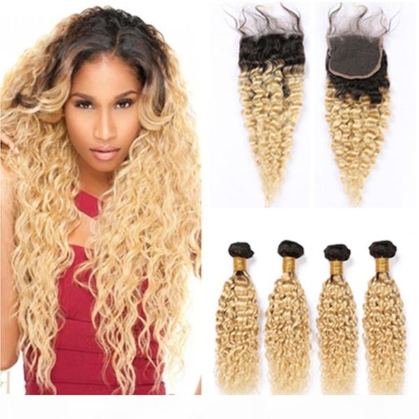 blonde ombre human hair 4bundles wet and wavy and closure #1b 613 ombre brazilian water wave virgin hair weaves with lace closure 4x4, Black;brown
blonde ombre human hair 4bundles wet and wavy and closure #1b 613 ombre brazilian water wave virgin hair weaves with lace closure 4x4, Black;brown