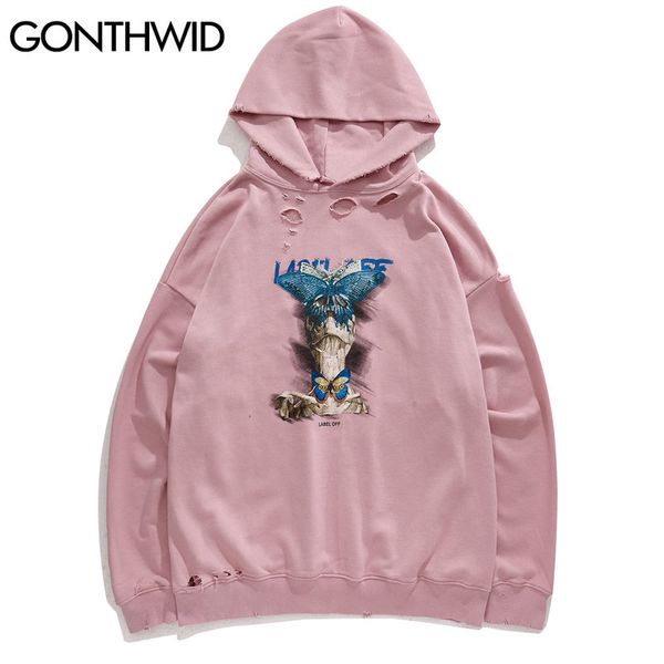 butterfly skull print distressed ripped destroyed holes hoodies sweatshirts streetwear hip hop casual loose, Black
butterfly skull print distressed ripped destroyed holes hoodies sweatshirts streetwear hip hop casual loose, Black