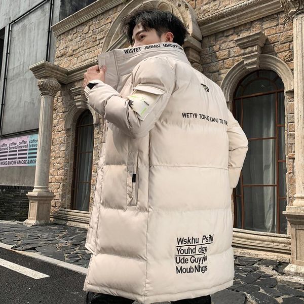 cotton men's 2019 new winter cotton padded jacket trend korean version medium long handsome down thickened winter coat1, Black
cotton men's 2019 new winter cotton padded jacket trend korean version medium long handsome down thickened winter coat1, Black