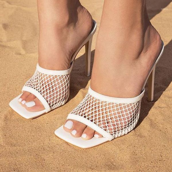 fashion women slippers heels summer mesh shoes stripper sigh seels slides square toe shoes women mesh thin heels1, Black
fashion women slippers heels summer mesh shoes stripper sigh seels slides square toe shoes women mesh thin heels1, Black