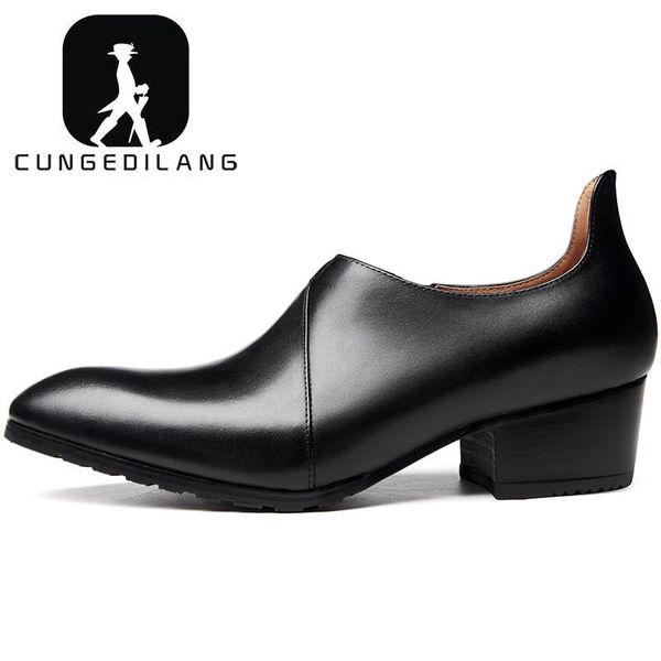dress shoes mens genuine leather high heels pointed toe height increase fashion wedding black career work
dress shoes mens genuine leather high heels pointed toe height increase fashion wedding black career work