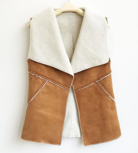 european and american multicolor fur one lapel waistcoat stitching imitation lamb hair one waistcoat vest fur vest, Black;white
european and american multicolor fur one lapel waistcoat stitching imitation lamb hair one waistcoat vest fur vest, Black;white