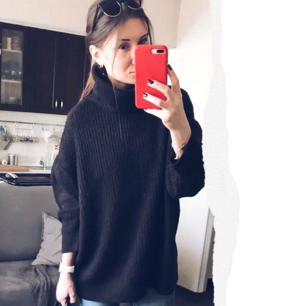tangada women jumpers turtleneck sweaters oversize winter fashion long sweater coat batwing sleeve christmas sweate hy135 201203, White;black
tangada women jumpers turtleneck sweaters oversize winter fashion long sweater coat batwing sleeve christmas sweate hy135 201203, White;black