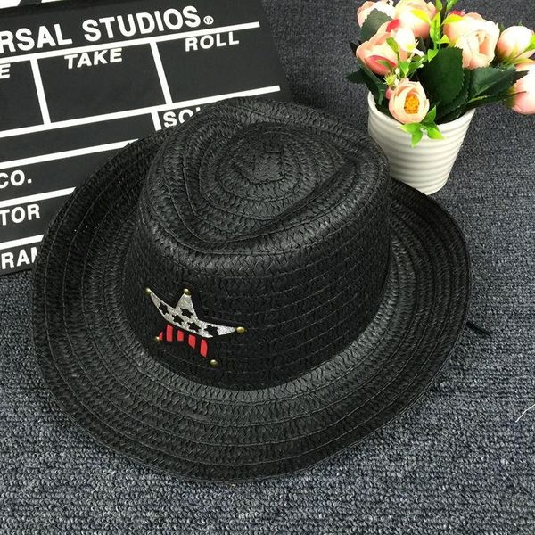 2019 new summer autumn children caps cowgirls cowboy hats for kids stars pattern straw caps with cable,funny birthday party hats sqcyhs, Black;white
2019 new summer autumn children caps cowgirls cowboy hats for kids stars pattern straw caps with cable,funny birthday party hats sqcyhs, Black;white