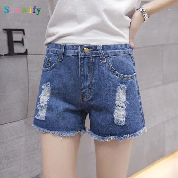 2020 summer denim shorts women high waist jean shorts female loose hole pockets casual plus size1, Blue
2020 summer denim shorts women high waist jean shorts female loose hole pockets casual plus size1, Blue