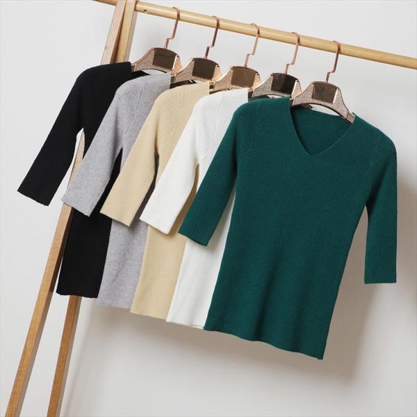 queechalle 13 colors new 2020 autumn knitted pullover v neck half sleeve slim sweater for women xxl plus size ladys, White;black
queechalle 13 colors new 2020 autumn knitted pullover v neck half sleeve slim sweater for women xxl plus size ladys, White;black
