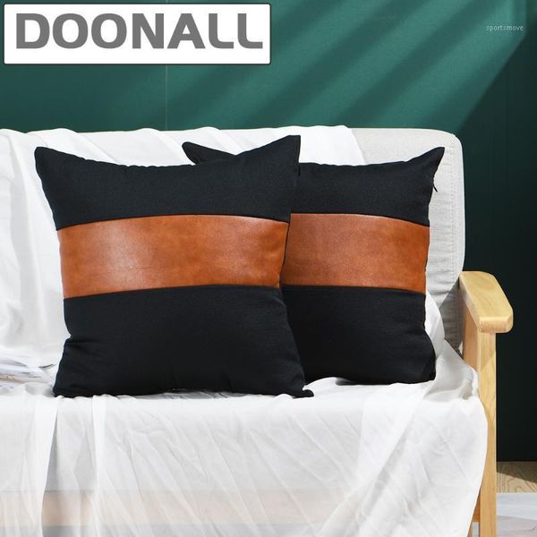 doonall faux leather throw pillow covers luxury decorative cushion covers for bed sofa couch modern boho pillowcases 45Ã45 cm1
doonall faux leather throw pillow covers luxury decorative cushion covers for bed sofa couch modern boho pillowcases 45Ã45 cm1