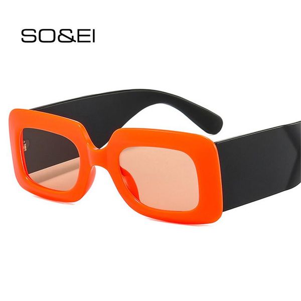 sunglasses so&ei fashion square women clear colorful eyewear shades uv400 men trending retro wide legs sun glasses, White;black
sunglasses so&ei fashion square women clear colorful eyewear shades uv400 men trending retro wide legs sun glasses, White;black