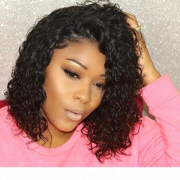 360 full lace human hair wigs color curly brazilian virgin gueless short curly bob lace frontal wigs 4x4 closure pre plucked for women, Black
360 full lace human hair wigs color curly brazilian virgin gueless short curly bob lace frontal wigs 4x4 closure pre plucked for women, Black