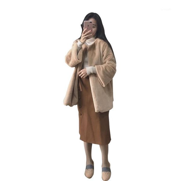 faux fur coat 2020 autumn and winter korean version of the new water velvet in the long section of imitation fur coat cardigan l1, Black
faux fur coat 2020 autumn and winter korean version of the new water velvet in the long section of imitation fur coat cardigan l1, Black