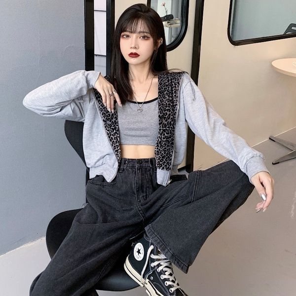 autumn 2020 new double faced hooded sweater coat long sleeve loose short women's fashion
autumn 2020 new double faced hooded sweater coat long sleeve loose short women's fashion