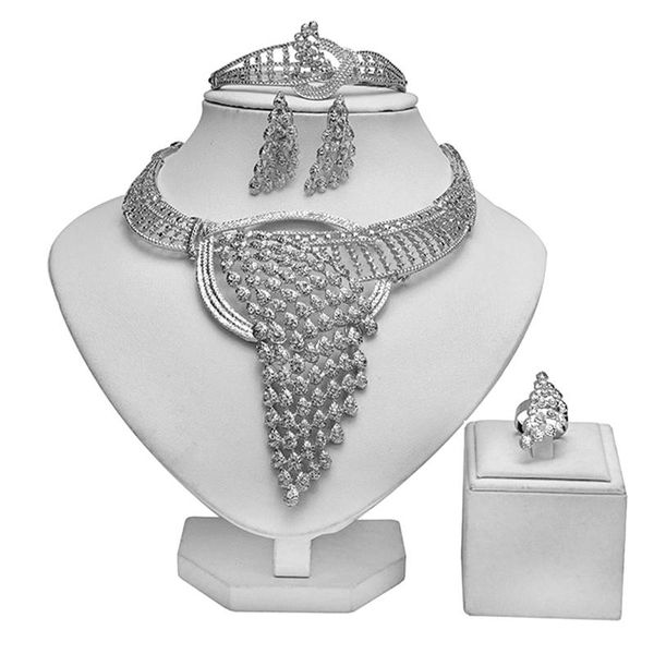 zuodi dubai gold color jewelry sets nigerian wedding woman accessories jewelry set fashion african beads set wholesale, Silver
zuodi dubai gold color jewelry sets nigerian wedding woman accessories jewelry set fashion african beads set wholesale, Silver
