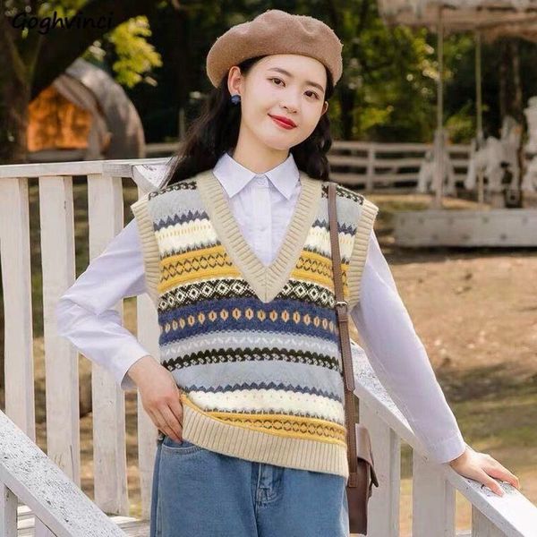 women's vests sweater vest women autumn vintage retro v-neck loose casual korean style knitted waistcoat all-match jacquard female chic, Black;white
women's vests sweater vest women autumn vintage retro v-neck loose casual korean style knitted waistcoat all-match jacquard female chic, Black;white