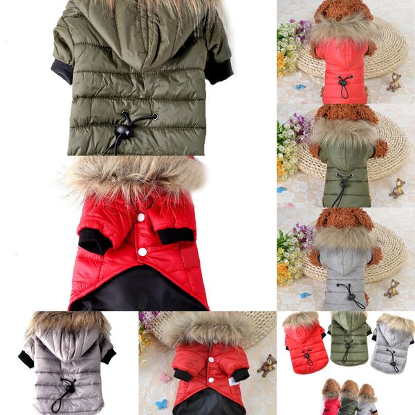 coat winter warm small dog clothes for pet soft fur hood puppy down jacket clothing 1 nakko 
coat winter warm small dog clothes for pet soft fur hood puppy down jacket clothing 1 nakko