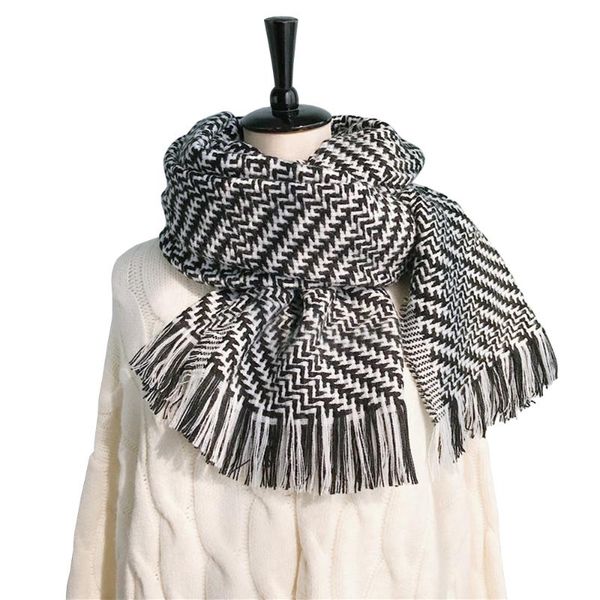 classic women winter scarf shrugs long striped two-tone tassle cashmere shawl wraps encharpe muffler fular for ladies, Blue;gray
classic women winter scarf shrugs long striped two-tone tassle cashmere shawl wraps encharpe muffler fular for ladies, Blue;gray