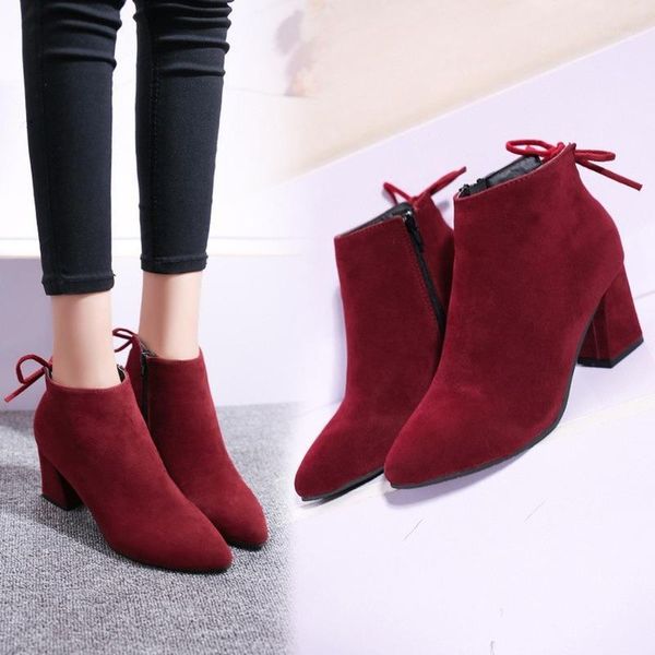plus size women's short boots latest autumn and winter women's thick heel pointed short tube boots ankle for women1, Black
plus size women's short boots latest autumn and winter women's thick heel pointed short tube boots ankle for women1, Black