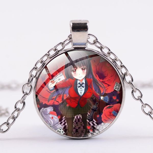 kakegurui jabami yumeko saotome mary necklace handicraft cartoon printed glass cabochon pendant necklace anime collection, Silver
kakegurui jabami yumeko saotome mary necklace handicraft cartoon printed glass cabochon pendant necklace anime collection, Silver