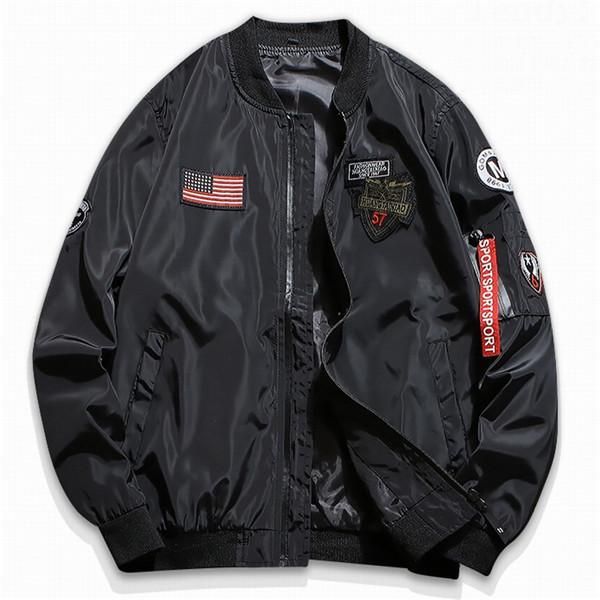 in the united states, nasa flight pilots, men's hair stylist black jacket, bomber jacket windbreaker, embroidered men's d, Black;brown
in the united states, nasa flight pilots, men's hair stylist black jacket, bomber jacket windbreaker, embroidered men's d, Black;brown
