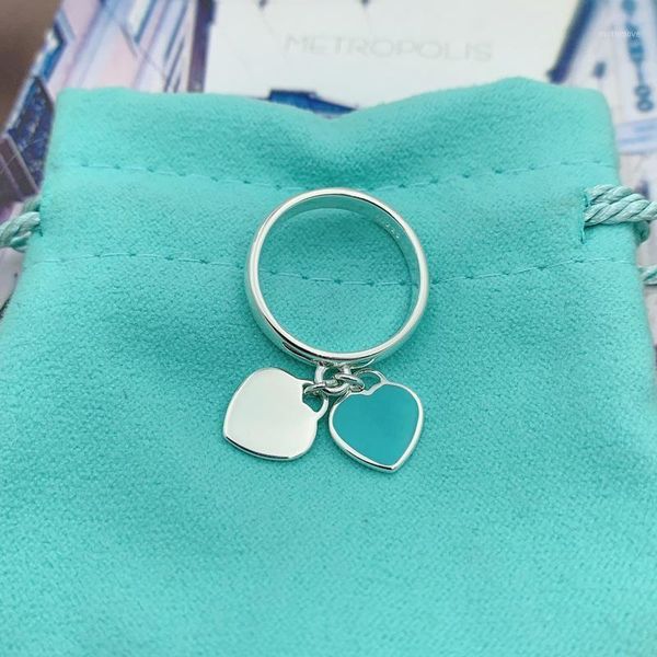 s925 sterling silver ring for women girlfriend valentine's gift double heart ring high quality logo gift jewelry1, Golden;silver
s925 sterling silver ring for women girlfriend valentine's gift double heart ring high quality logo gift jewelry1, Golden;silver